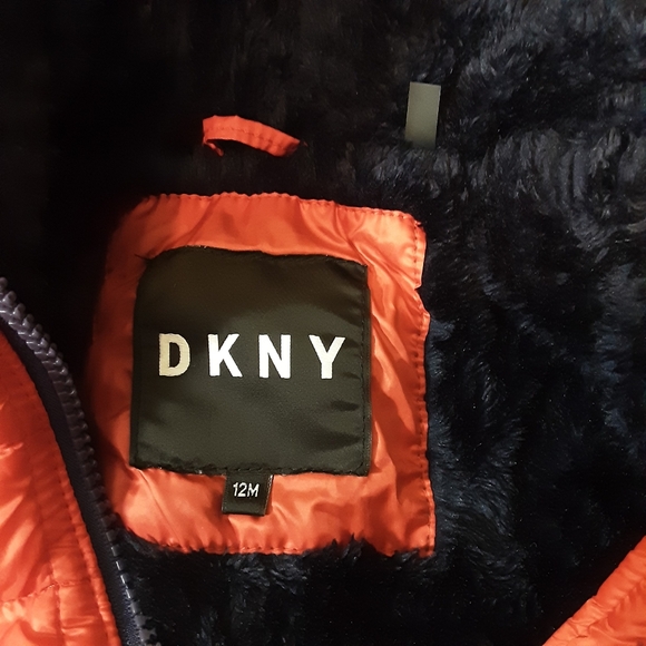 DKNY TODDLER ALL IN ONE PUFF SNOW SUIT - Picture 5 of 6